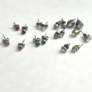 FREE w/ 2+ ITEMS | Multi-Color Stud Earrings Set Of 9